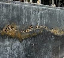 Concrete wall with natural vein picture