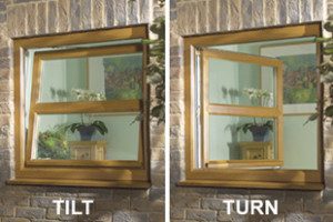 Picture of a tilt and turn window