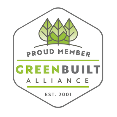 proud member sticker for green built alliance