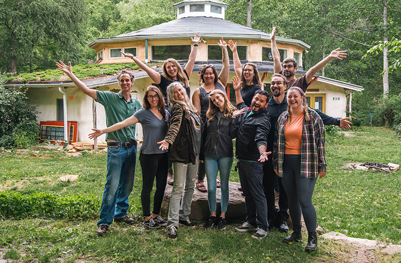 Green Built Alliance Team at Earthaven tour
